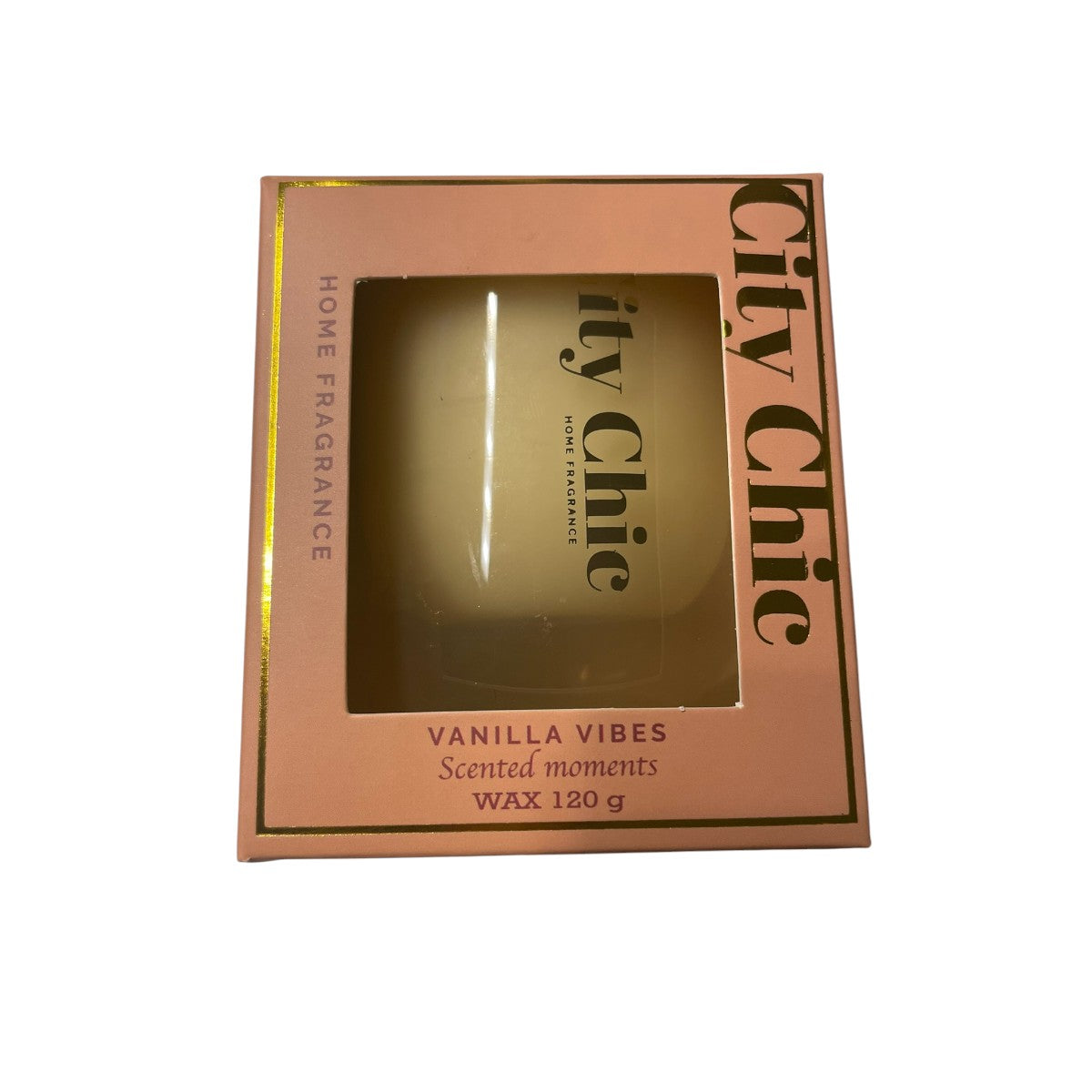 ๐ฏ๏ธ Geurkaars in glas City Chic โ Vanilla Vibes โ รธ7 cm