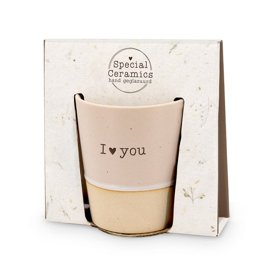 Special Ceramics beker - I β₯ you