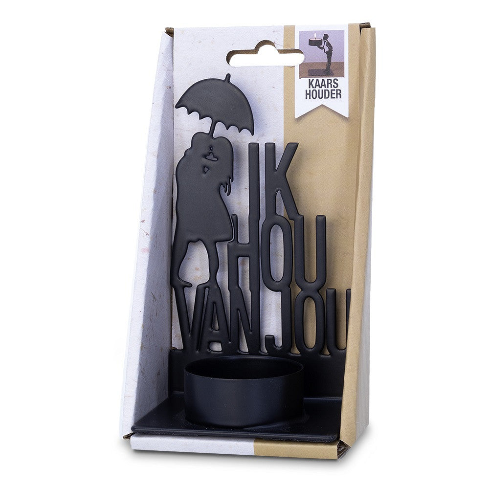 Iron Buddy Kaarshouder – Ik hou van jou