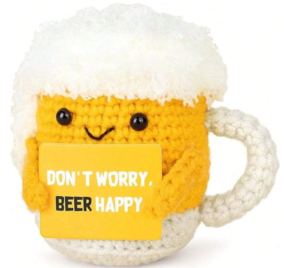 ๐บ Positive Beer โ Donโt Worry, Beer Happy (10 cm)