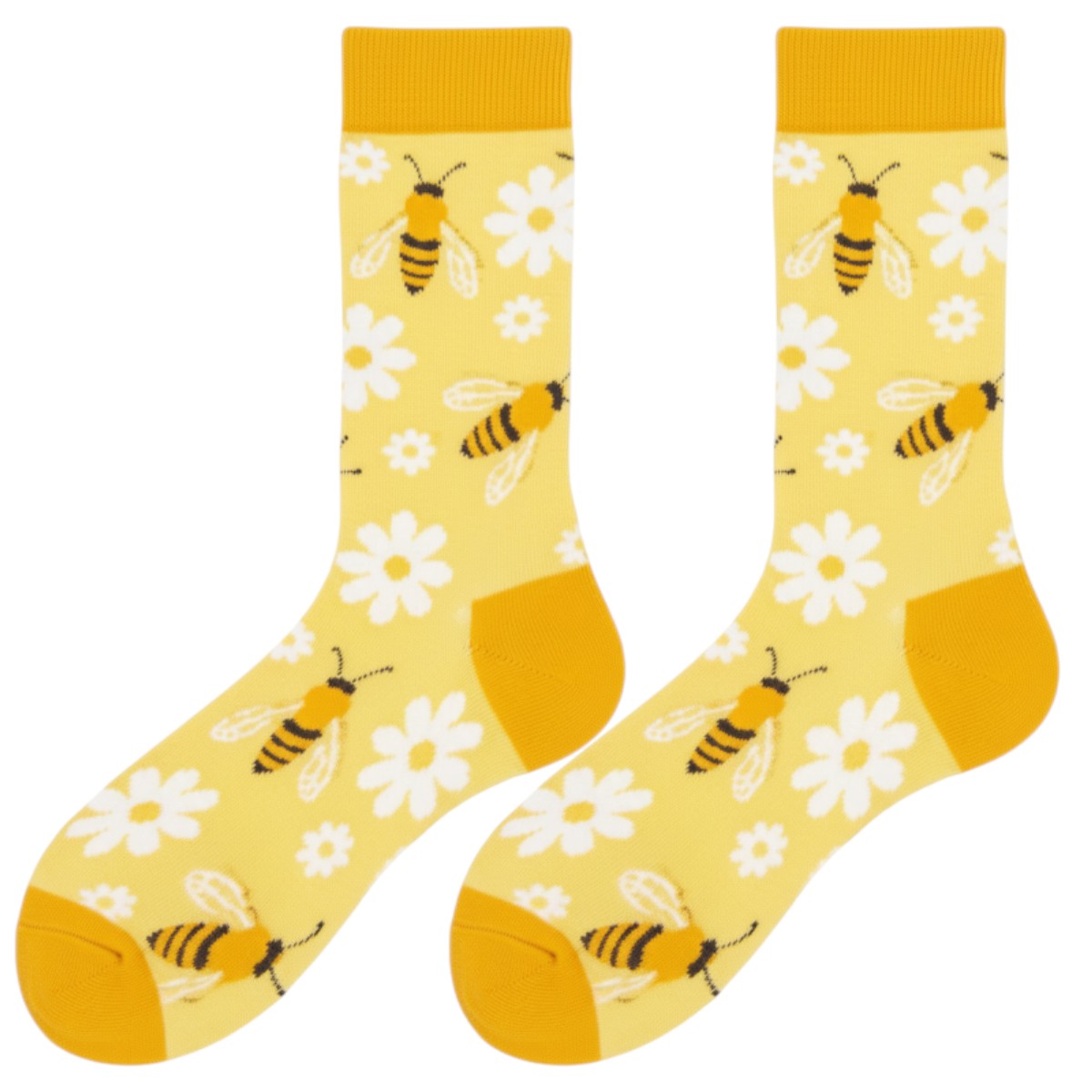 Happy Socks – Bijen en Madeliefjes (maat 36-43)