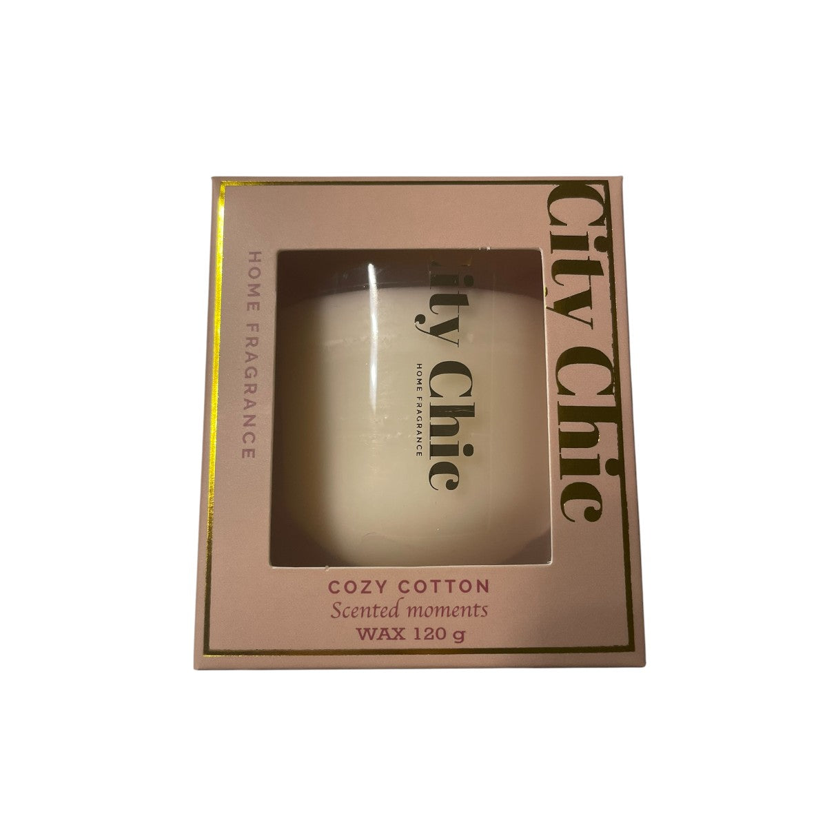 ๐ฏ๏ธ Geurkaars in glas City Chic โ Cozy Cotton โ รธ7 cm