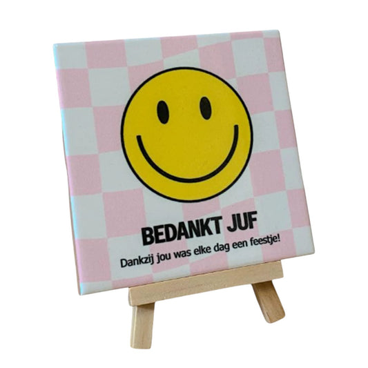 Tegeltje β Bedankt Juf