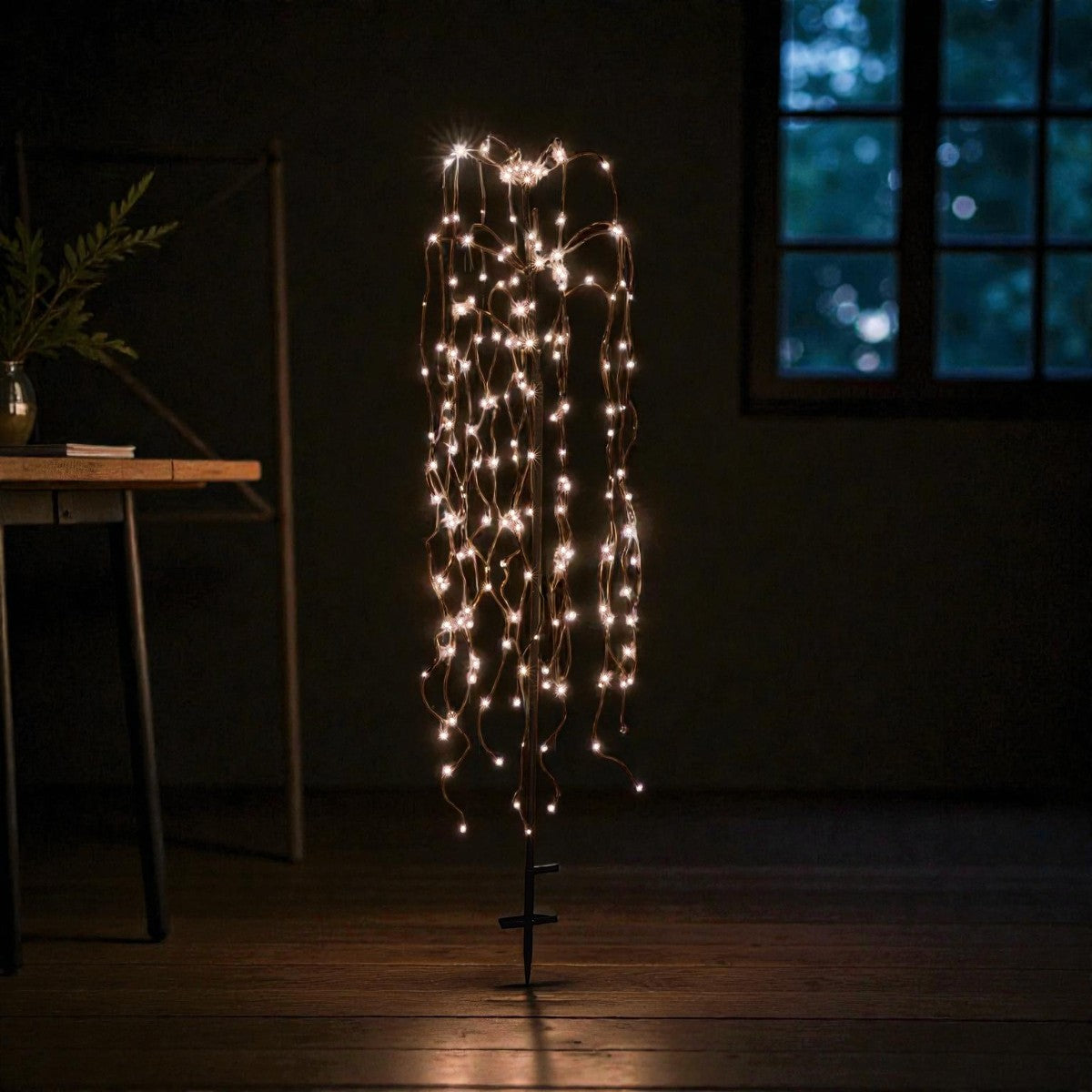 LED Treurwilg voor buiten – 180 cm hoog Warm Wit