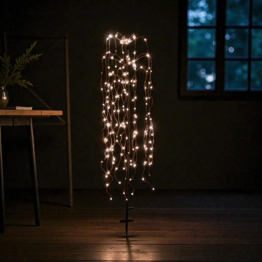 LED Treurwilg voor buiten – 180 cm hoog Warm Wit