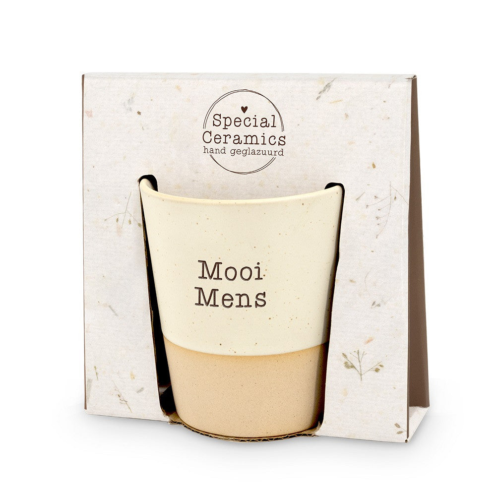 Special Ceramics Beker - Mooi Mens
