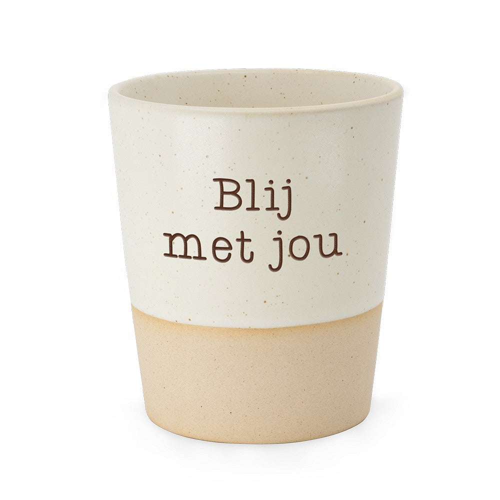 Special Ceramics beker - Blij met jou