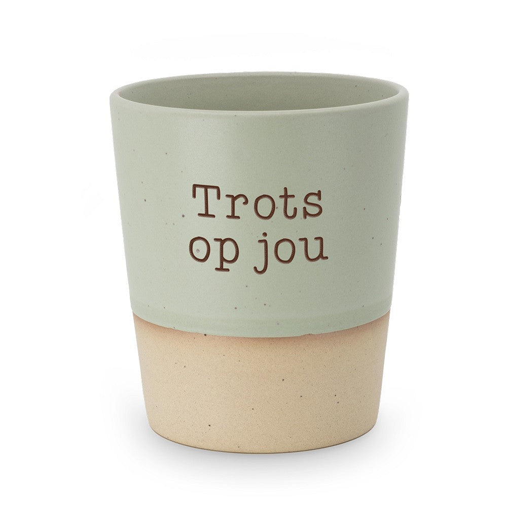 Special Ceramics beker - Trots op jou