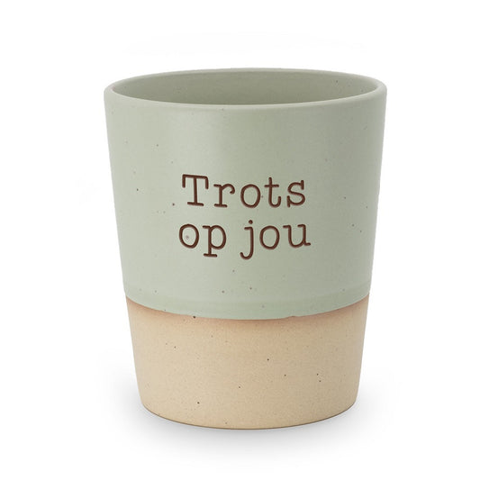 Special Ceramics beker - Trots op jou