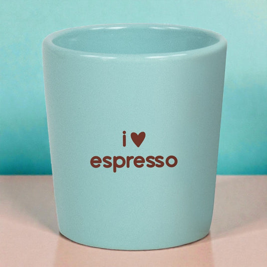 Espresso kopje – I love espresso