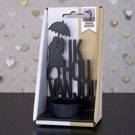Iron Buddy Kaarshouder – Ik hou van jou