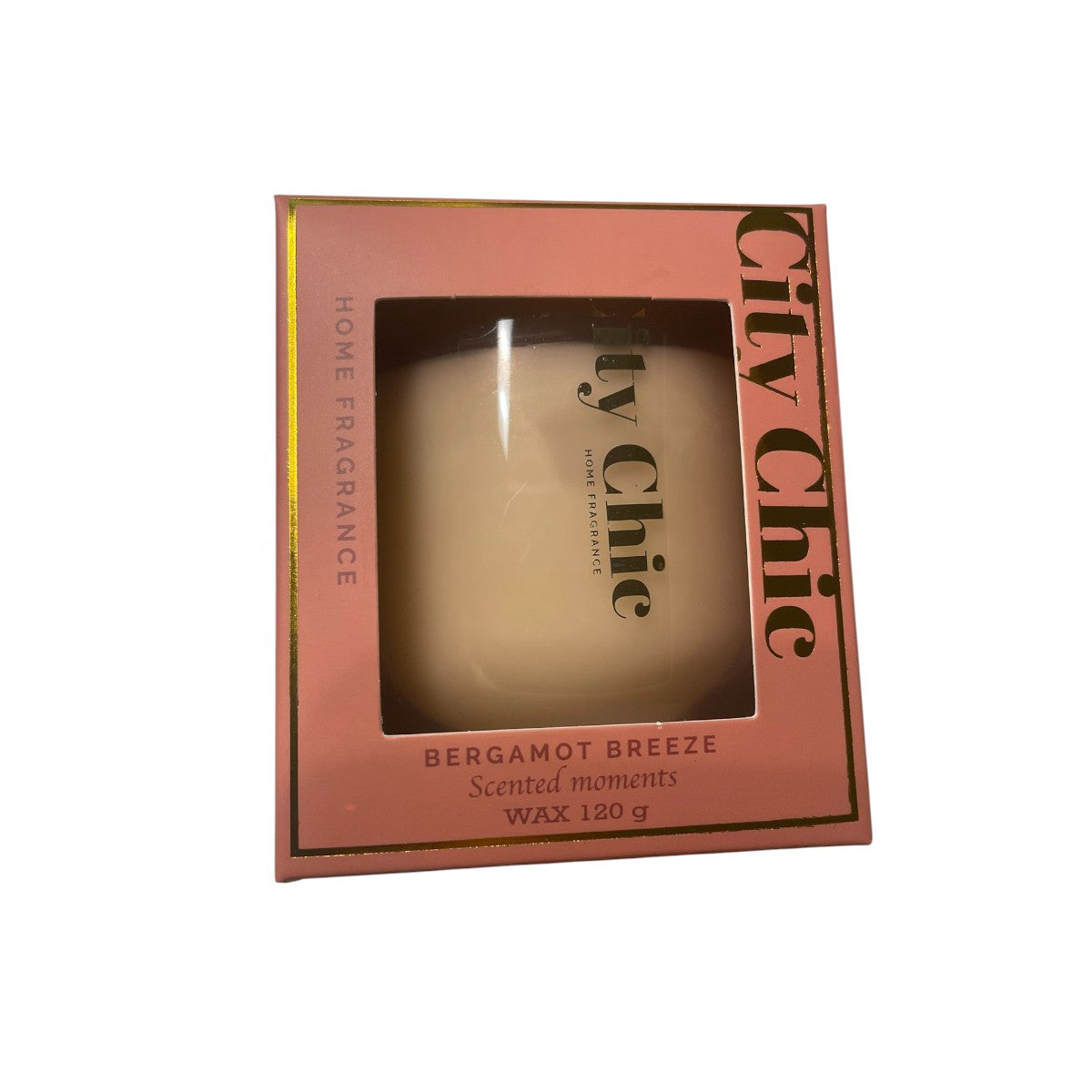 🕯️ Geurkaars in glas City Chic – Bergamot Breeze – ø7 cm