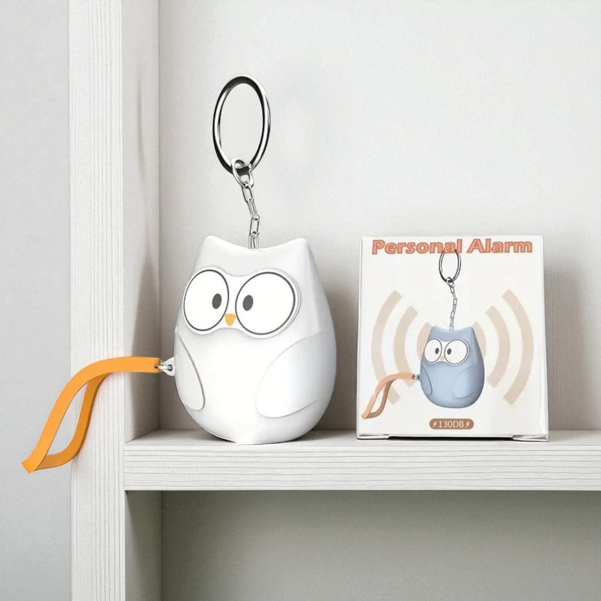 🦉 Uil Sleutelhanger met Alarm en LED