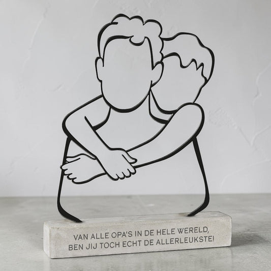 Metal Art Deco – Liefste Opa