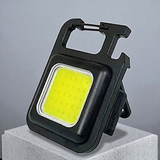 LED Sleutelhanger Schijnwerper met Flesopener en USB – Compact, Krachtig en Multifunctioneel