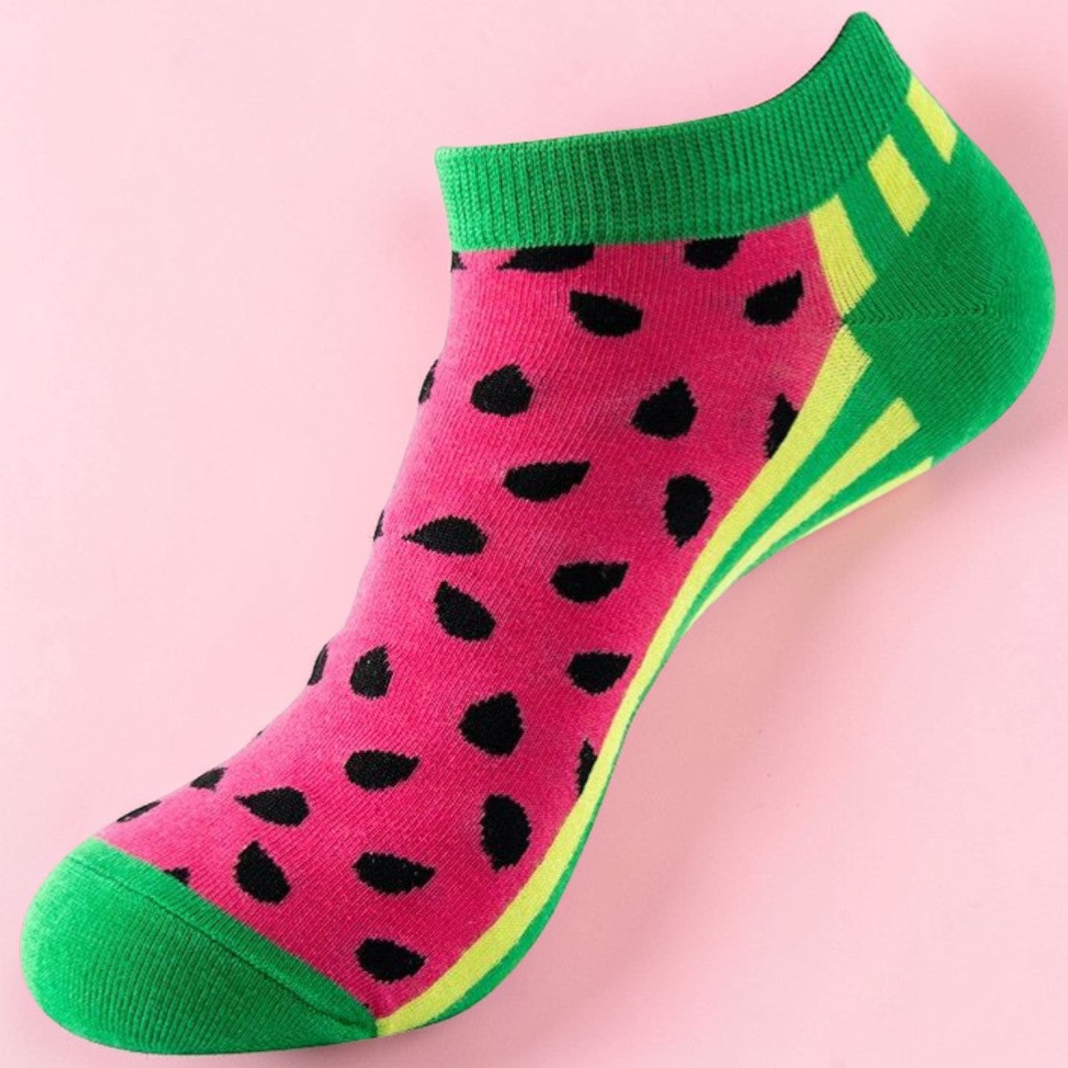 Happy Socks Enkelsokken Watermeloen – Maat 38-45