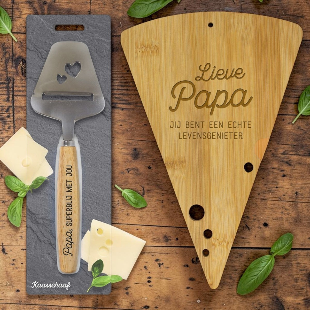 Cheese Lovers Kaasplankje + Kaasschaaf – Papa