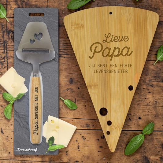 Cheese Lovers Kaasplankje + Kaasschaaf – Papa