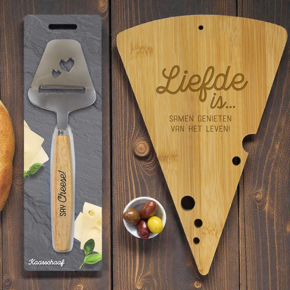 Cheese Lovers Kaasplankje + kaasschaaf