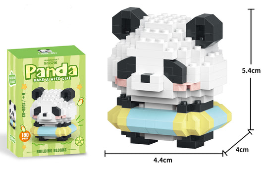 Building Blocks Panda – 180-delige mini bouwset