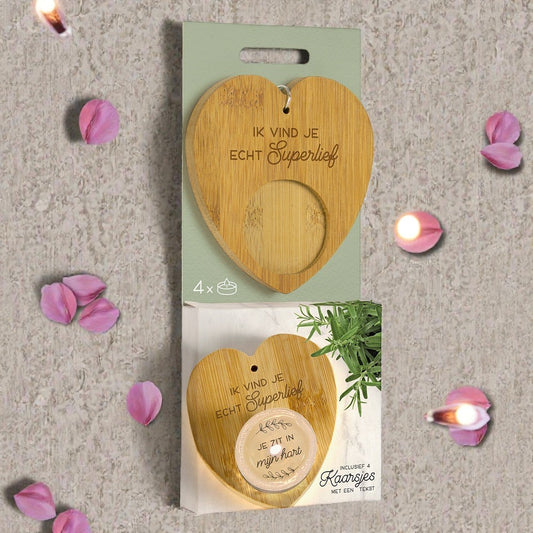 Verrassingskaarsje – Ik vind je lief