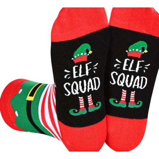 🎄 Happy Socks – Kerstsokken “Elf Squad” (maat 38–45)
