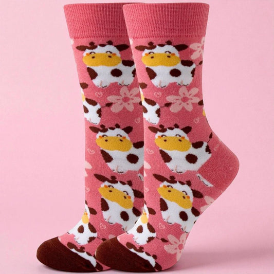 Happy Socks Koeien - maat 36-43