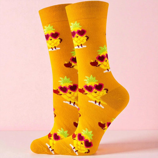 Happy Socks Ananas - maat 36-43