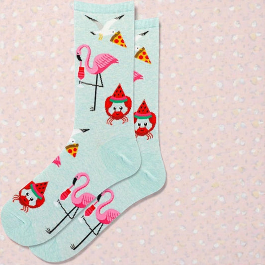 Happy Socks - Flamingo's maat 38-45