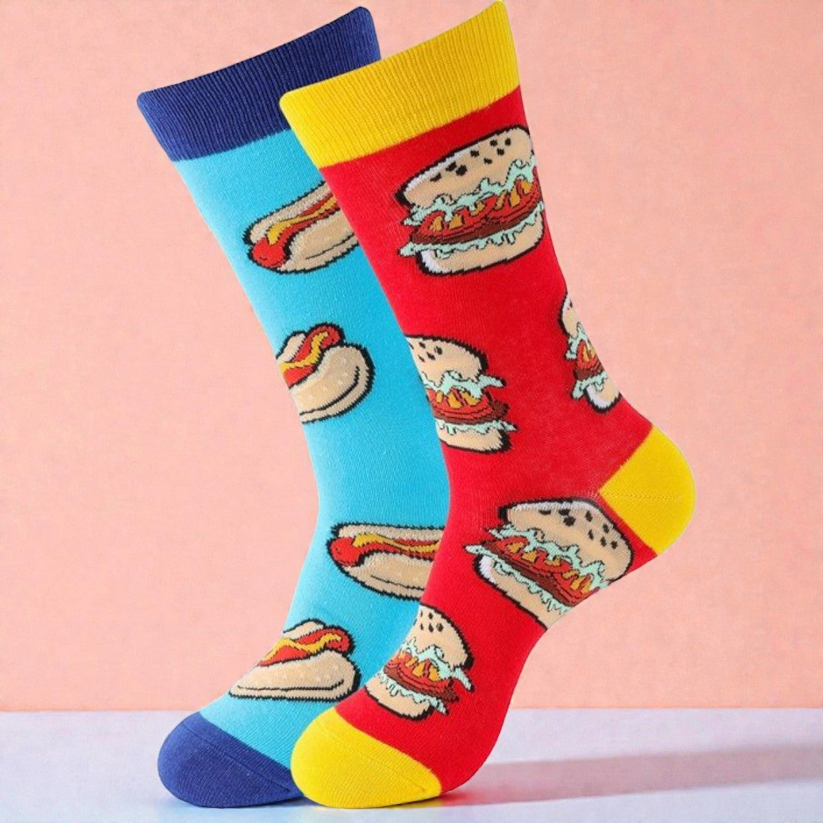Happy Socks – Hotdogs en Hamburgers (maat 38-45)