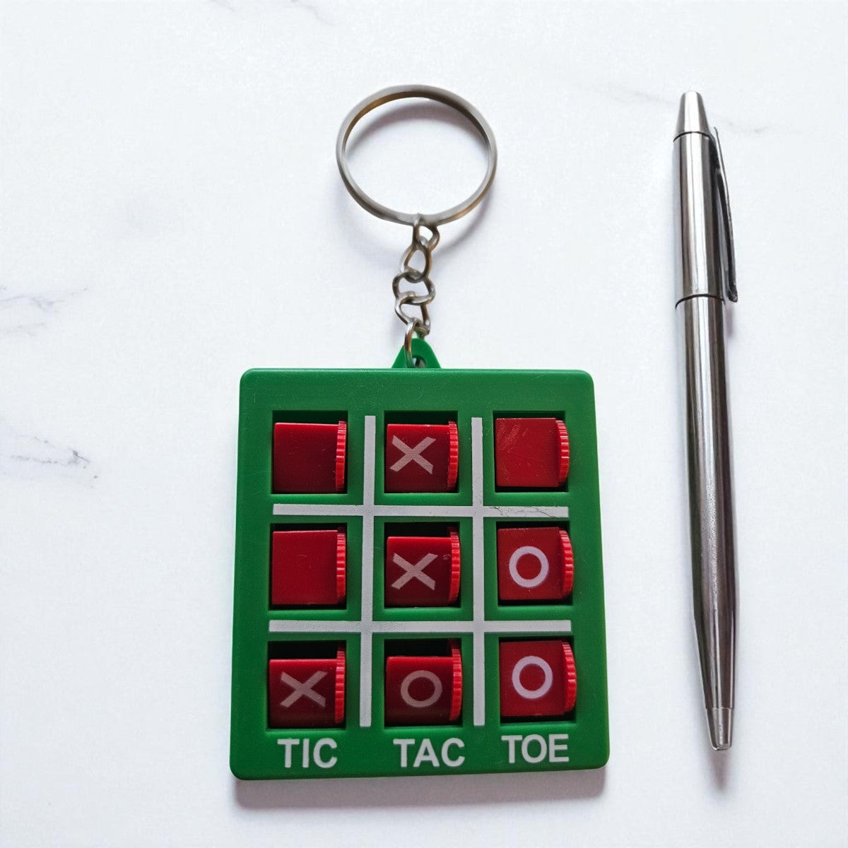 Tic Tac Toe Sleutelhanger – Boter Kaas en Eieren Spel | Mini Game