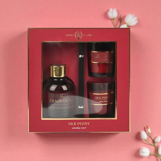 💐 Geschenkset geurset – Aromaset “Silk Peony”