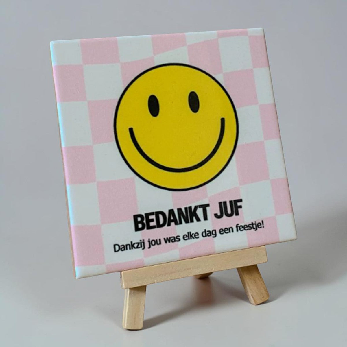 Tegeltje – Bedankt Juf