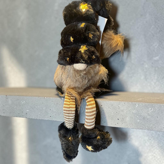 Kerst gnoom met slaapmuts – 42 cm hoog