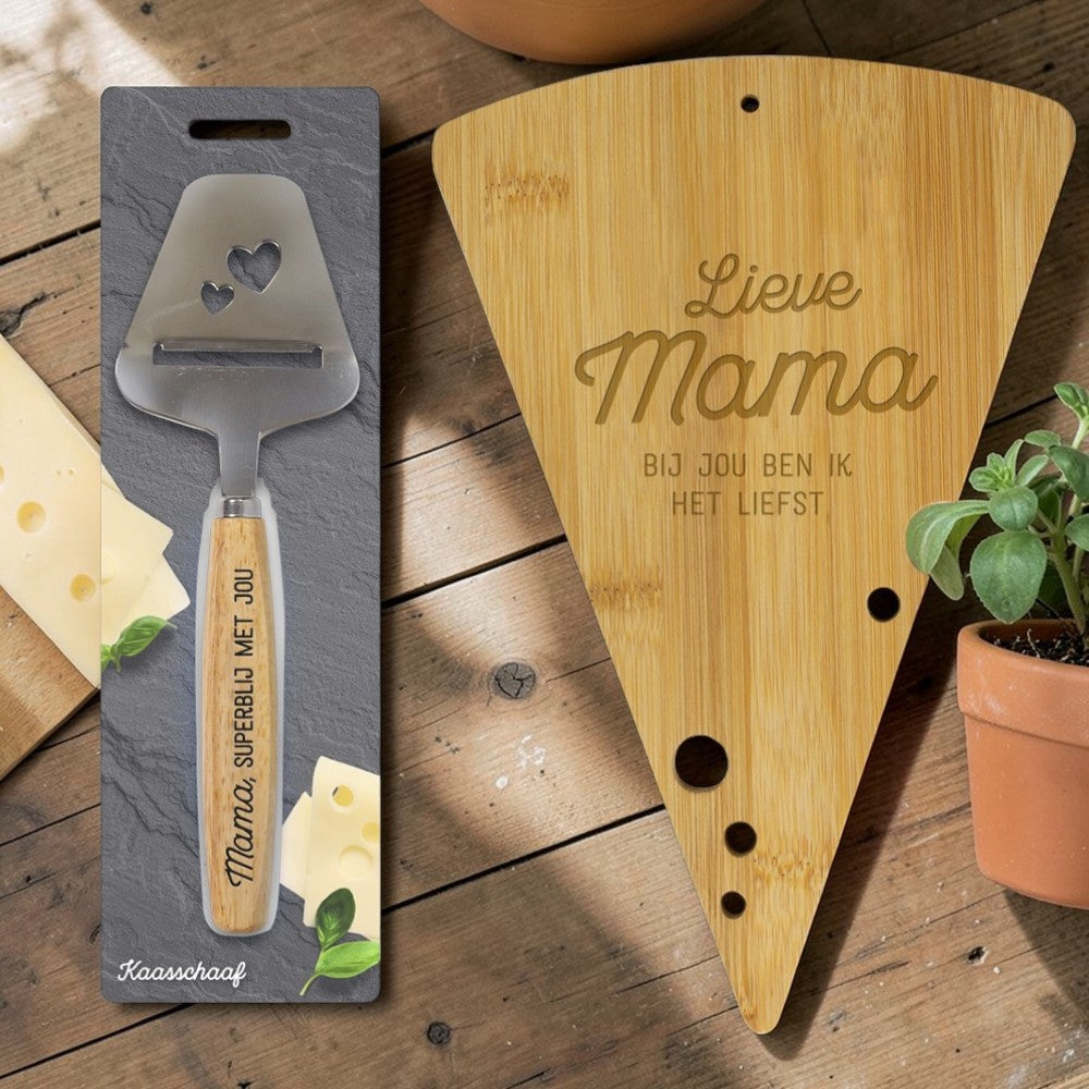 Cheese Lovers Kaasplankje + Kaasschaaf – Mama